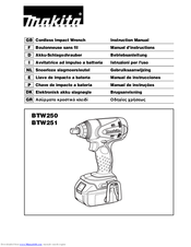 Makita MAKSTAR BTW250 Series Instruction Manual