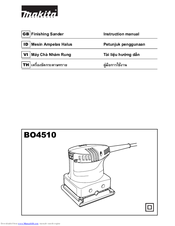 Makita BO4510 Instruction Manual