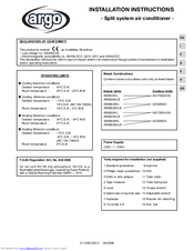 Argo AWI8826-8835 Installation Instructions Manual