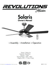 Revolutions Solaris Owner's Manual