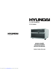 Hyundai CV 23 Chateaux Instruction Manual And Technical Datas
