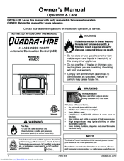 Quadra-Fire 41I-ACC Owner's Manual
