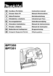 Makita BPT350 Instruction Manual