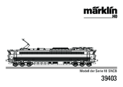 Marklin 39403 Instruction Manual