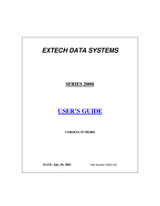Extech Instruments 2000i Series User Manual