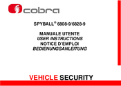 Cobra SPYBALL 6808-9 User Instructions