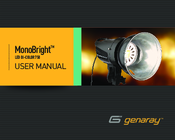 Genaray MonoBright LED BI-COLOR 750 User Manual