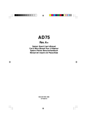 DFI AD75 User Manual
