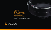 Vello Lens Adapter Manual