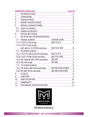 Martin Audio M3 - SCHEMATICS User Manual