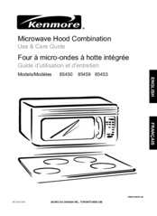Kenmore 85450 Use & Care Manual