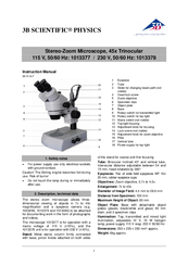 3B SCIENTIFIC PHYSICS 1013377 Instruction Manual