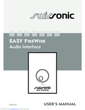 swissonic Easy FireWire User Manual