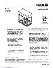 Heat-N-Glo Pier-PV-IPI Installer's Manual