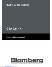 Blomberg CEA 2211 X Instruction Manual