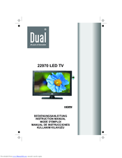 Dual 22970 Instruction Manual