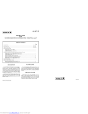 Ericsson 19E501707G4 Instructions Manual