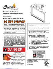 Stellar Hearth viewpoint VP-48TP Installation And Operating Manual