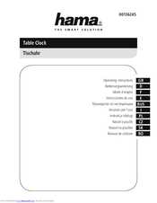 Hama 136247 Operating Instructions Manual