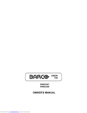 Barco r9002357 Owner's Manual