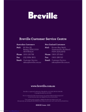 Breville BSB530 Instruction Booklet