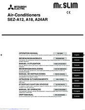 Mitsubishi Electric Mr.SLim SEZ-A12AR Operation Manual