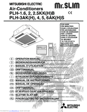 Mitsubishi Electric PLH-4AKHS Operation Manual