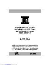 Dual DTFT 37-1 Operating Instructions Manual