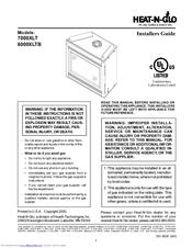 Heat-N-Glo 6000XLTB Installer's Manual