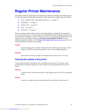 Xerox Phase 6200 Maintenance Instructions Manual