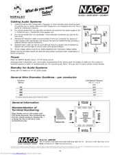 NACD Noralsy MIHP/6 Installation Instructions Manual