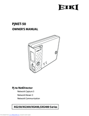 Eiki PjNET-50 Owner's Manual