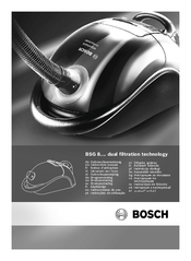 Bosch BSG8 series Instruction Manual