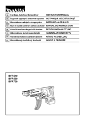 Makita BFR750 Instruction Manual