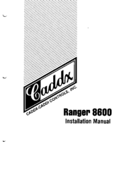 CADDX 8600 Installation Manual