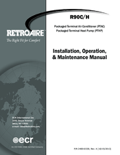 ECR RetroAire R90C Installation, Operation & Maintenance Manual