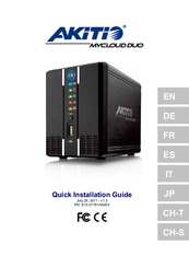 Akitio MyCloud Duo Quick Installation Manual