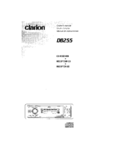 Clarion DB255 Owner's Manual