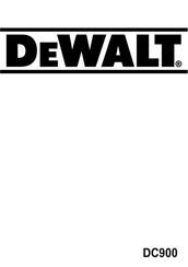 DeWalt DC900 Instruction Manual