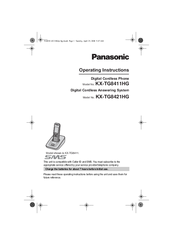 Panasonic KX-TG8411HG Operating Instructions Manual