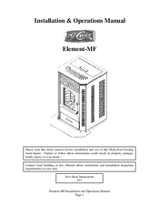 Even Temp Element-MF Installation & Operation Manual