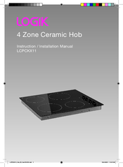 Logik LCPCKX11 Instruction & Installation Manual