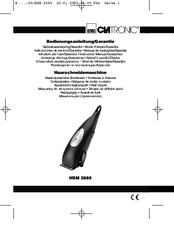 Clatronic HSM 2685 Instruction Manual