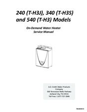 A.O. Smith 240 T-H3J Service Manual