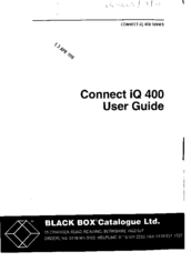 Black Box Connect IQ 400 Series User Manual
