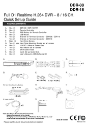 Okina USA DDR-16 Quick Setup Manual