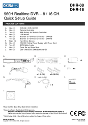 Okina USA DHR-08 Quick Setup Manual