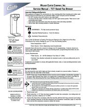 Curtis TCT Service Manual