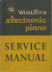 Wurlitzer 110 Service Manual