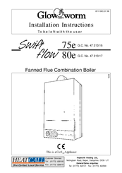Glow-worm swift flow 80e Installation Instructions Manual